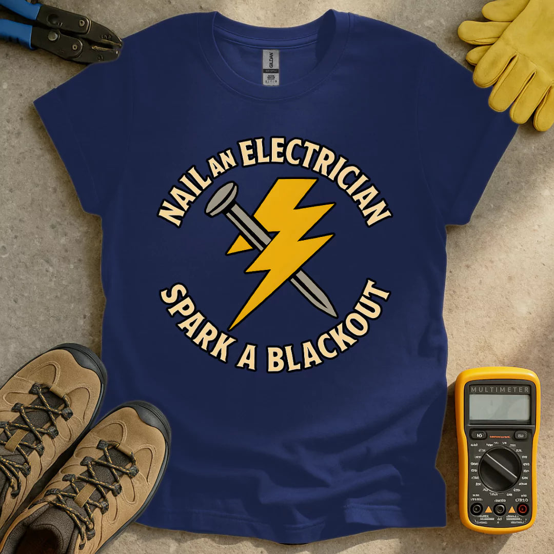 Nail An Electrician T-shirt