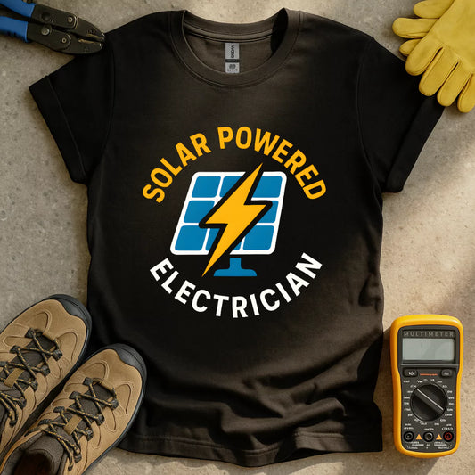 Solar Powered Electrician T-shirt