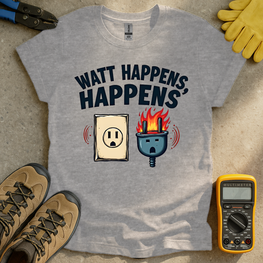Watt Happens T-shirt