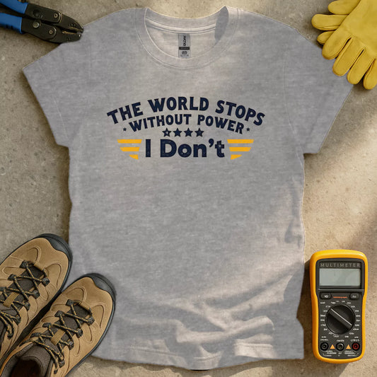 World Without Power T-shirt