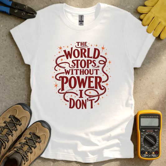 World Without Power T-shirt