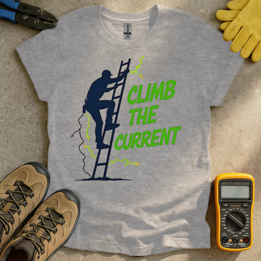 Climb The Current T-shirt