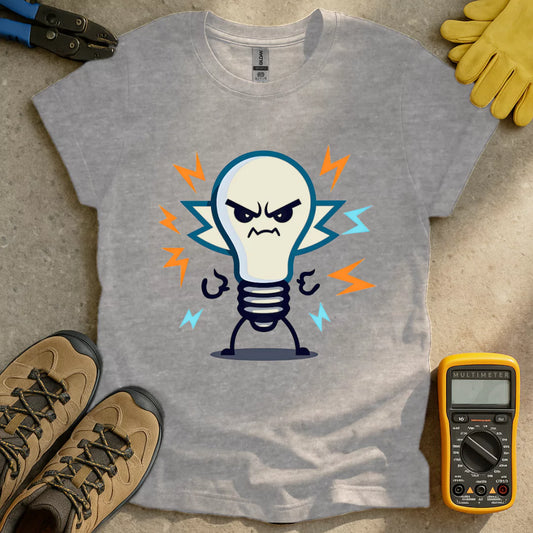 Angry Lightbulb T-shirt