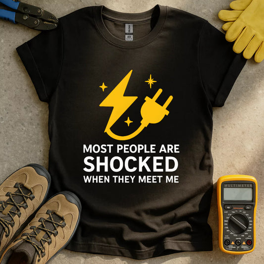 Shocked When Meeting Me T-shirt