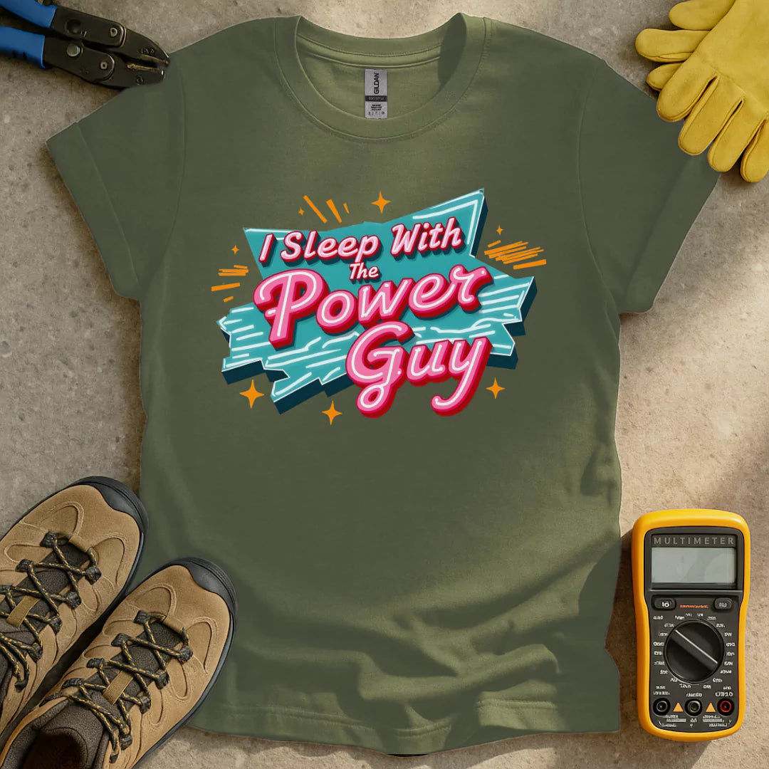 Sleep With Power Guy T-shirt