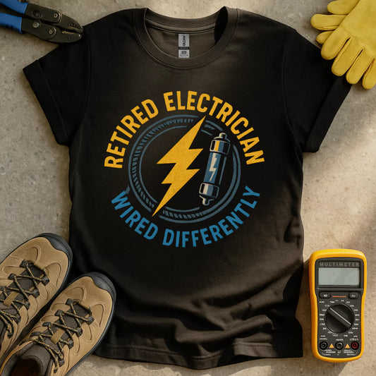 Retired Wired Differently T-shirt