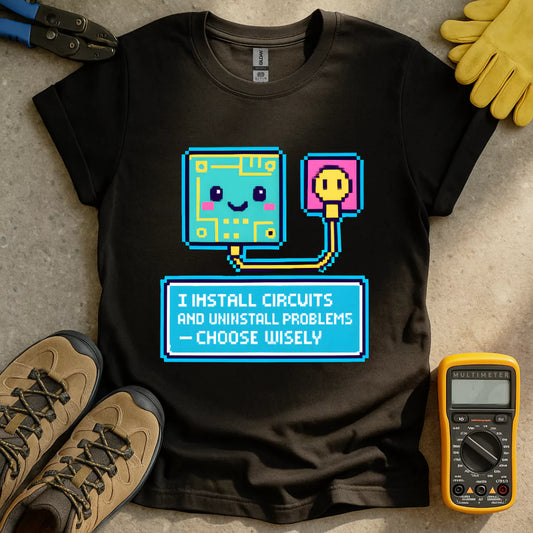 I Uninstall Problems T-shirt