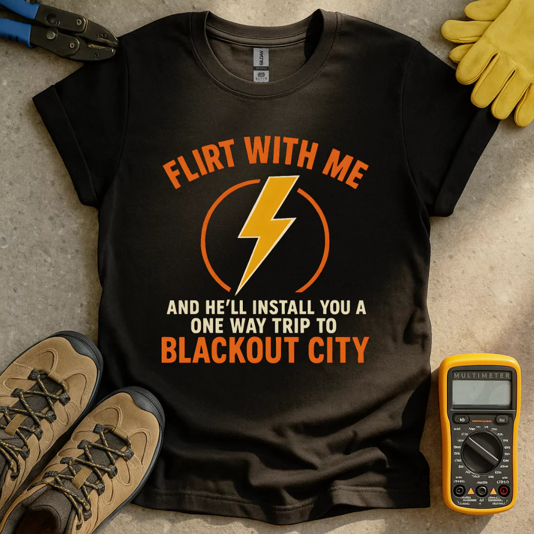 Flirt With Me Blackout T-shirt