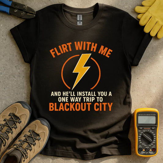 Flirt With Me Blackout T-shirt