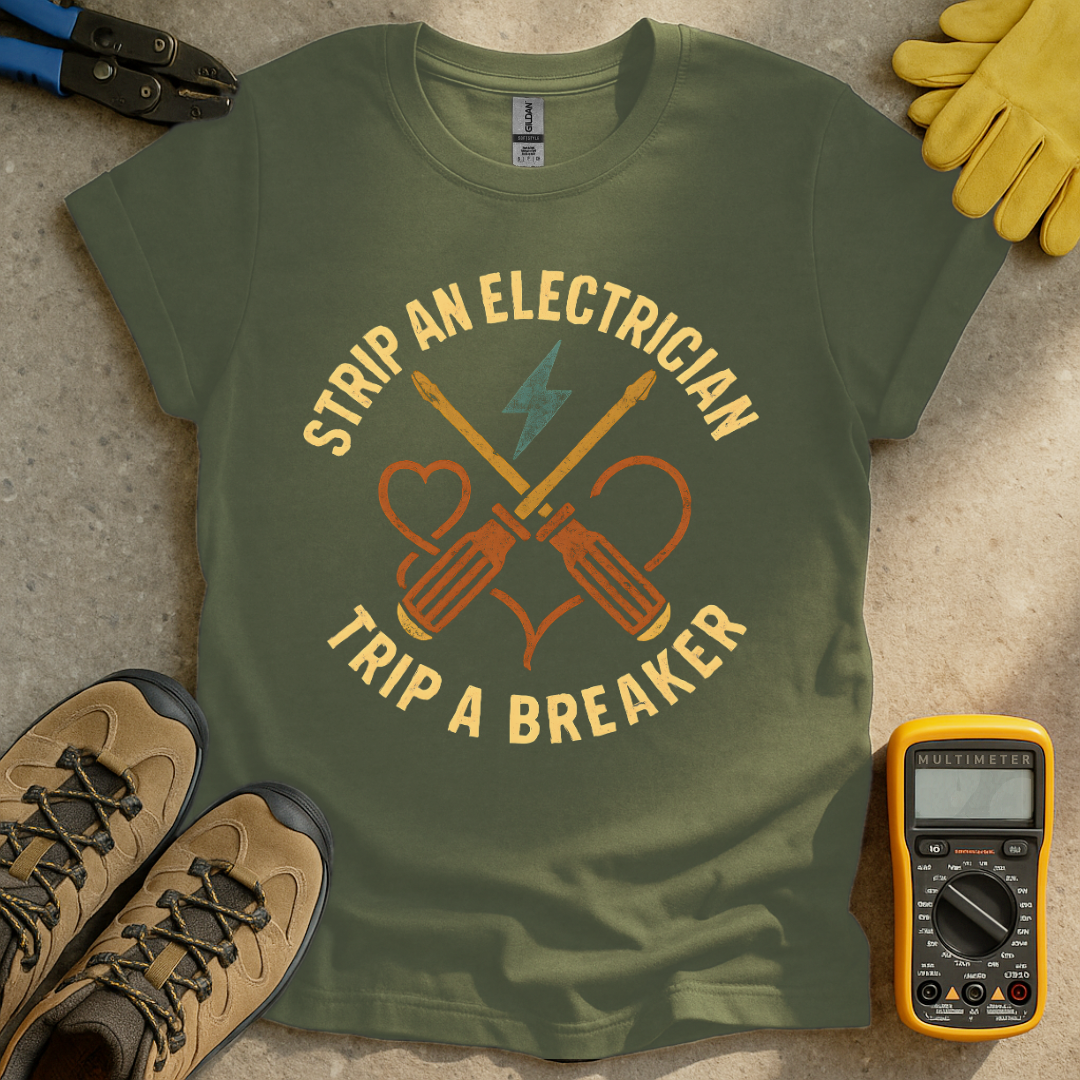 Strip An Electrician T-shirt