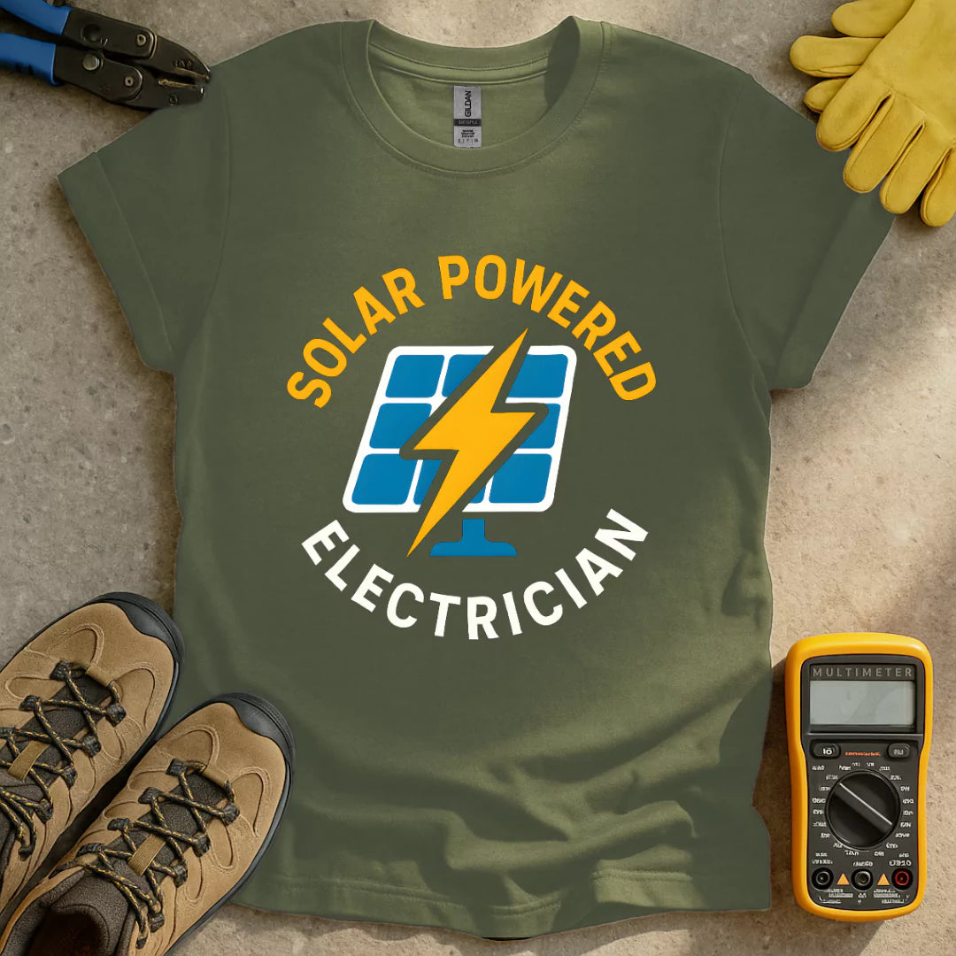 Solar Powered Electrician T-shirt