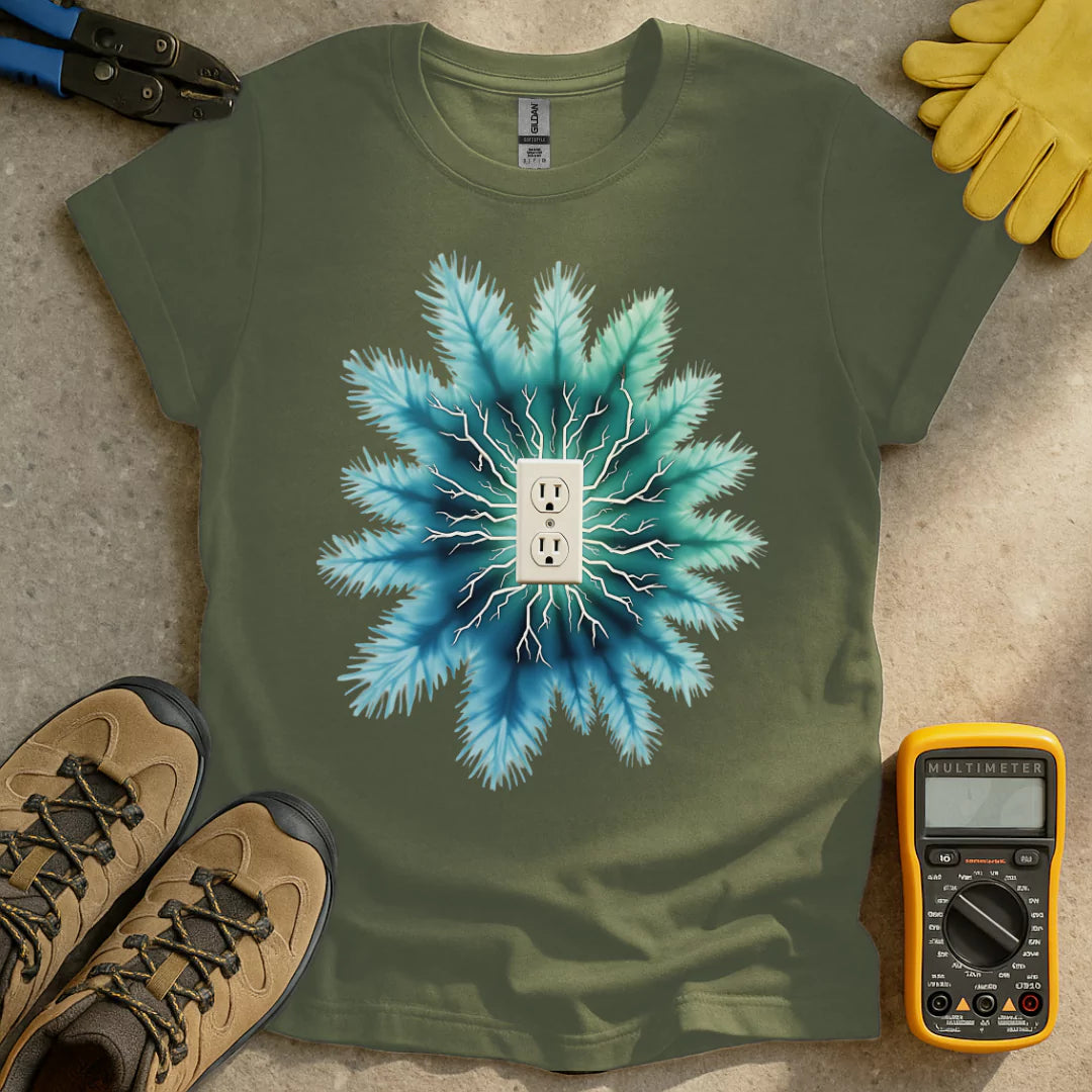 Snowflake Electrical T-shirt