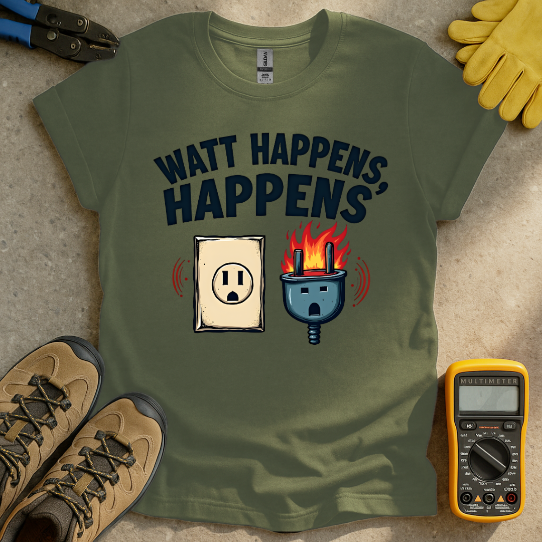Watt Happens T-shirt