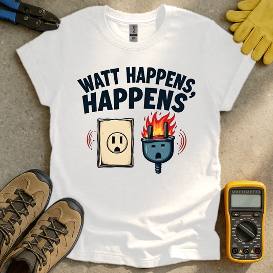 Watt Happens T-shirt