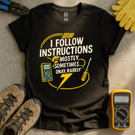 Following Instructions T-shirt