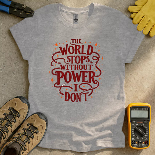 World Without Power T-shirt