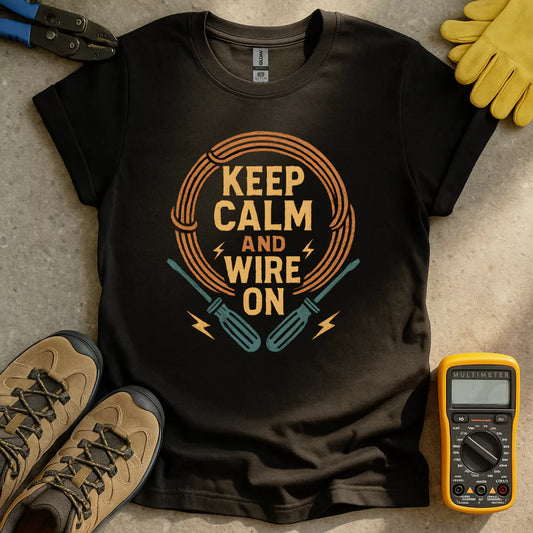Wire On T-shirt