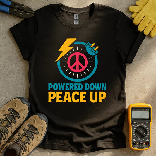 Power Down Peace Up T-shirt