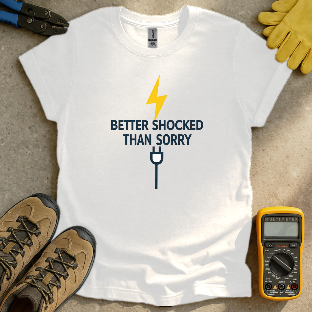 Better Shocked Than Sorry T-shirt