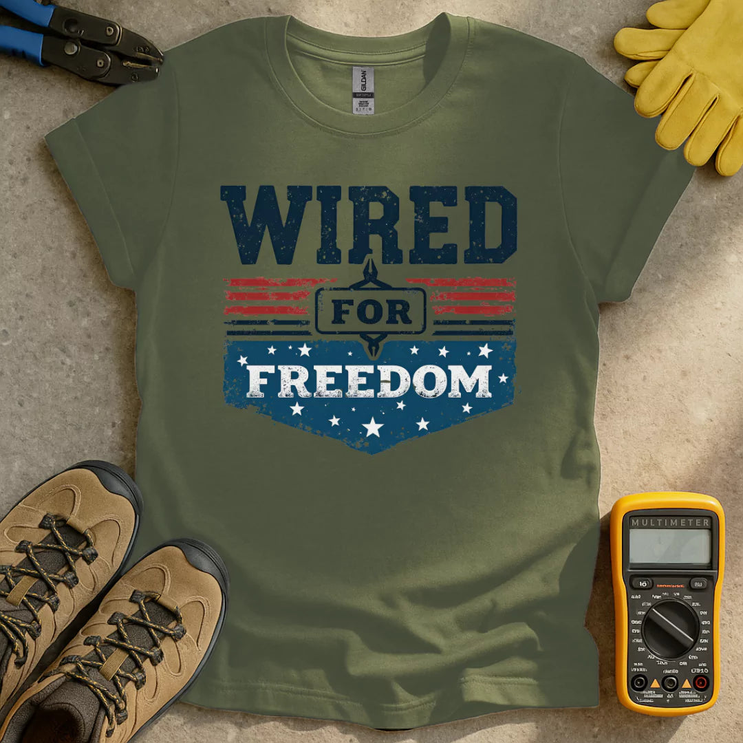 Wired For Freedom T-shirt