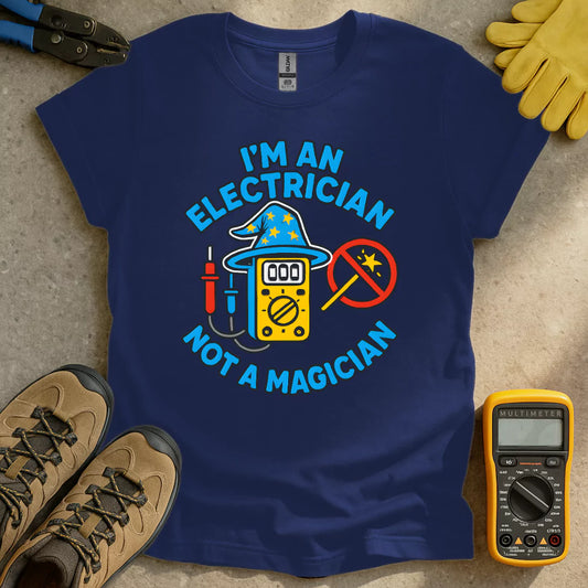 Electrician No Magician T-shirt