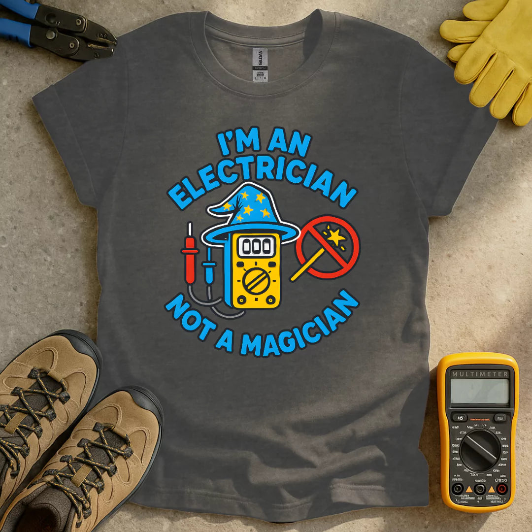 Electrician No Magician T-shirt