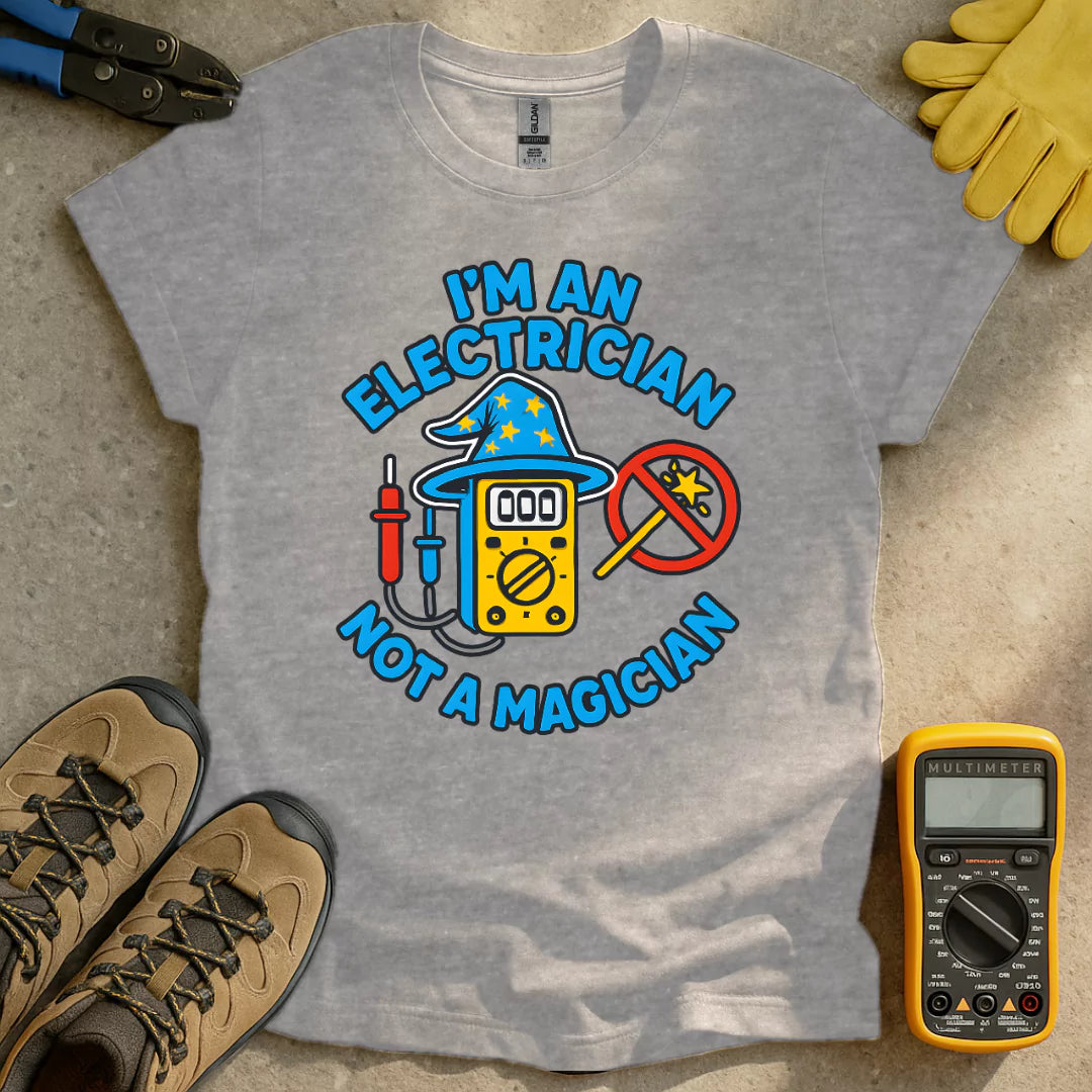 Electrician No Magician T-shirt