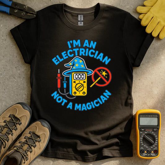 Electrician No Magician T-shirt