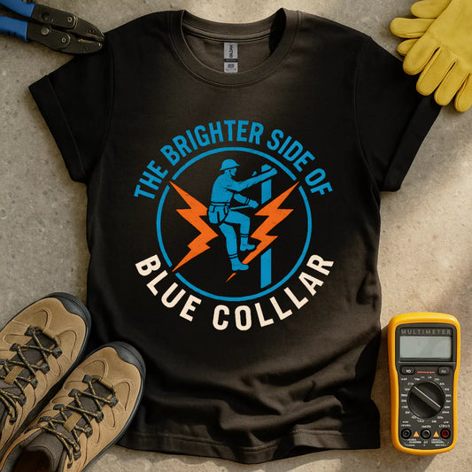 Brighter Side Of Blue Collar T-shirt