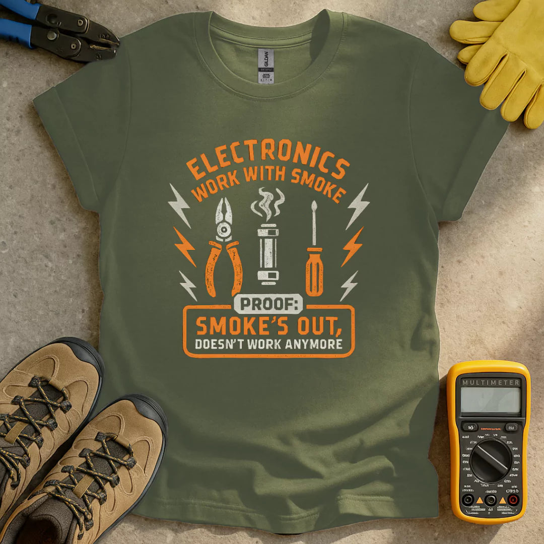 Smoking Electronics T-shirt