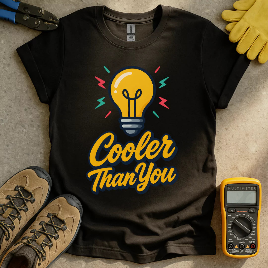 Cooler Than You Lightbulb T-shirt