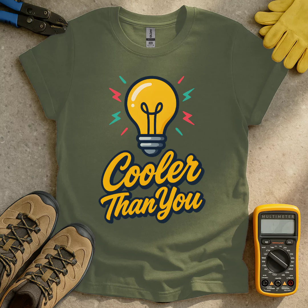 Cooler Than You Lightbulb T-shirt