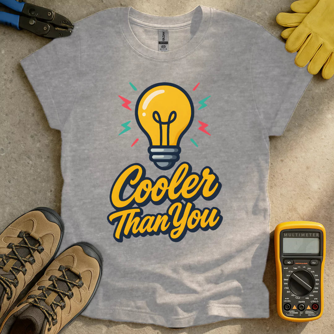 Cooler Than You Lightbulb T-shirt