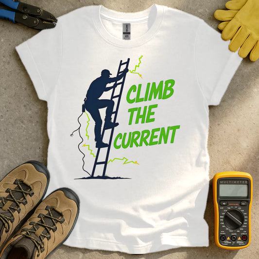 Climb The Current T-shirt