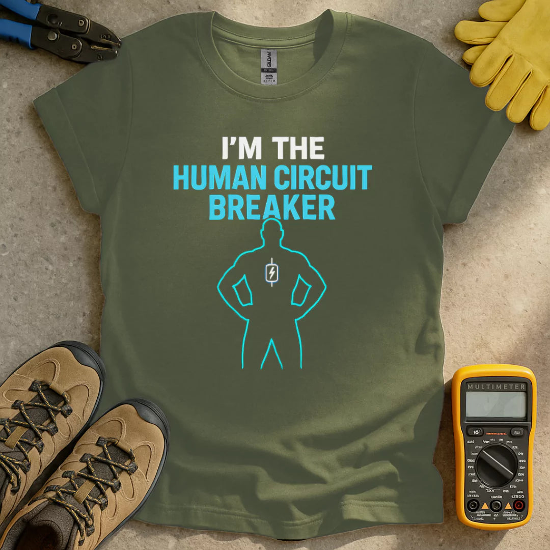 Human Circuit Breaker T-shirt