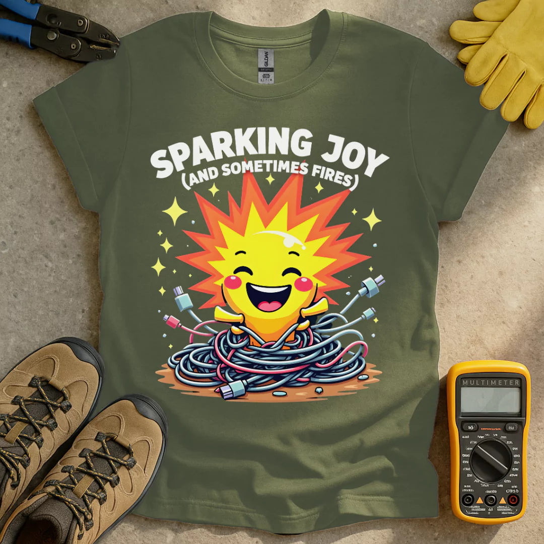 Sparking Joy and Fires T-shirt