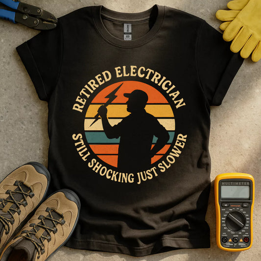 Retired Electrician T-shirt