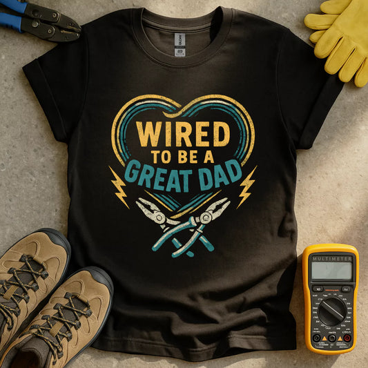 Wired Great Dad T-shirt