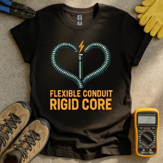 Flexible Conduit Rigid Core T-shirt