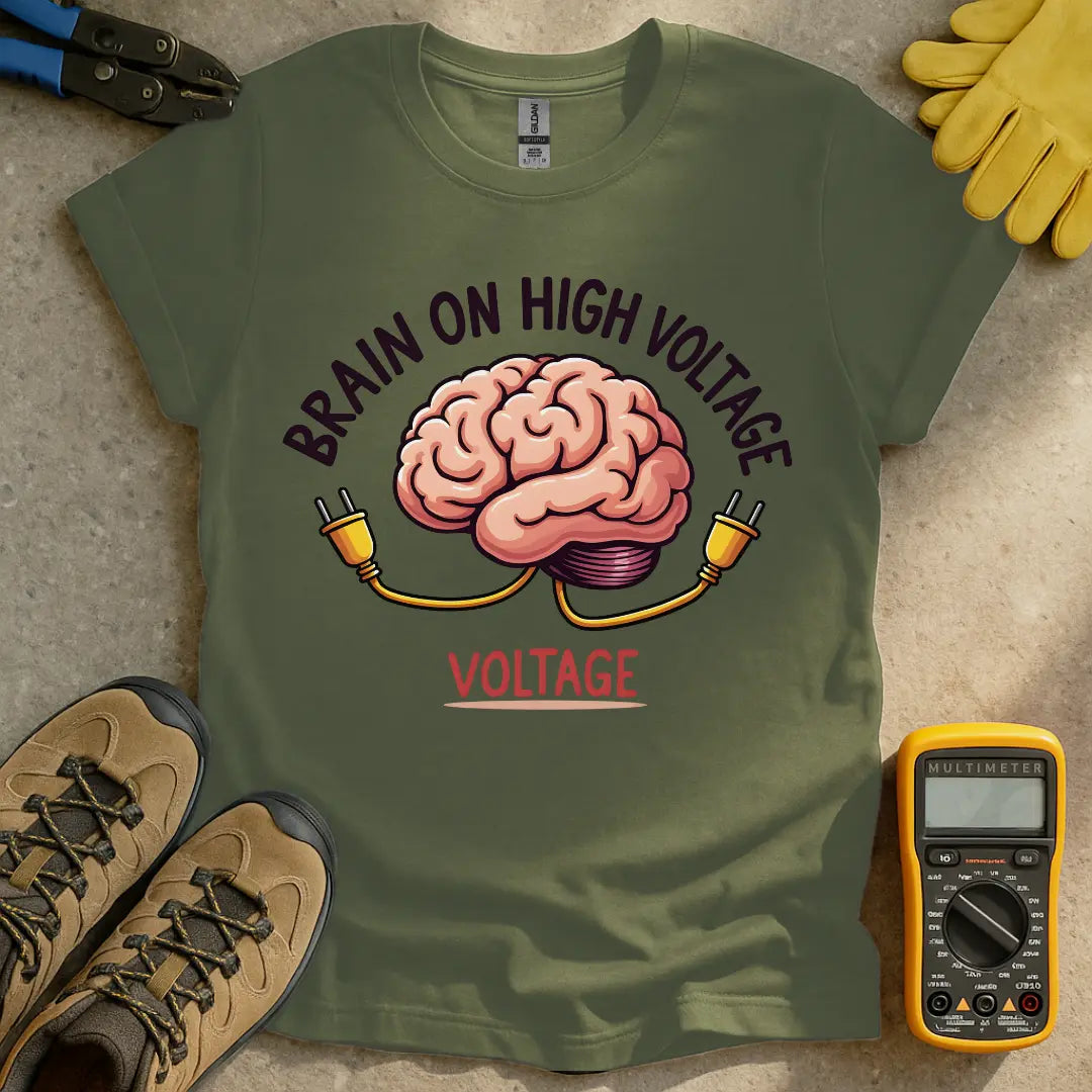 Brain on High Voltage T-shirt